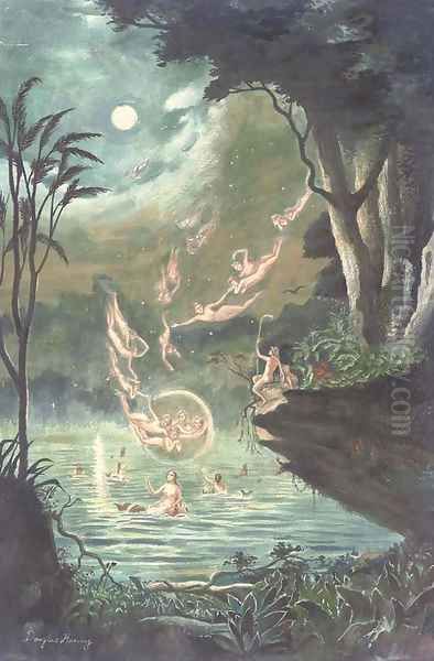 A study for 'Oberon and the Mermaid' - view 1