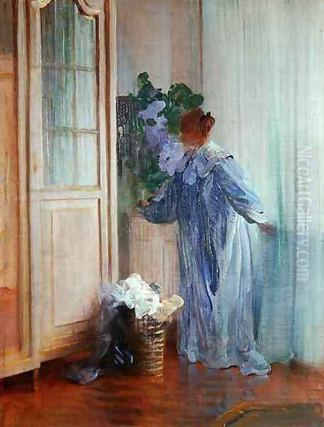 The Wife of the Painter at the Window - view 1