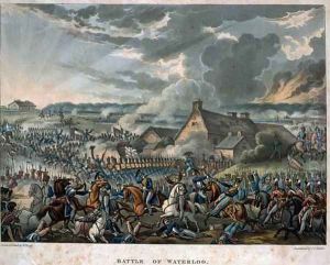 Battle of Waterloo 1815 by William Heath
