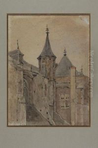 The Ridderzaal In The Hague Before The Restauration Of 1879/80 by Johannes Bosboom