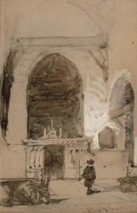 A Church Interior by Johannes Bosboom