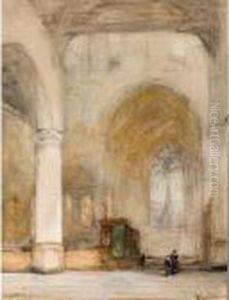 Figures In The Church Of Naarden by Johannes Bosboom