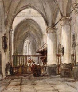 Church Interior by Johannes Bosboom