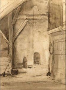 A Stable Interior by Johannes Bosboom