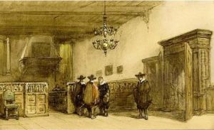 Interior Of The Townhall, Hattem by Johannes Bosboom