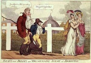 Beaux and Belles at Brighton by William Heath