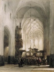 A Service In The Church Of Hattem