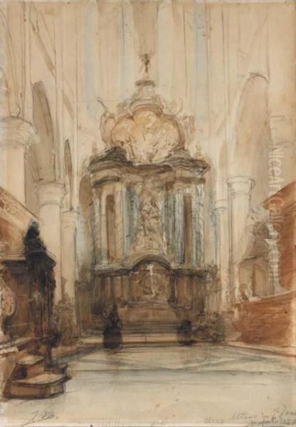 Lux In Tenebris: The High Altar Of The Church Of Saint Jacob,antwerp - view 1