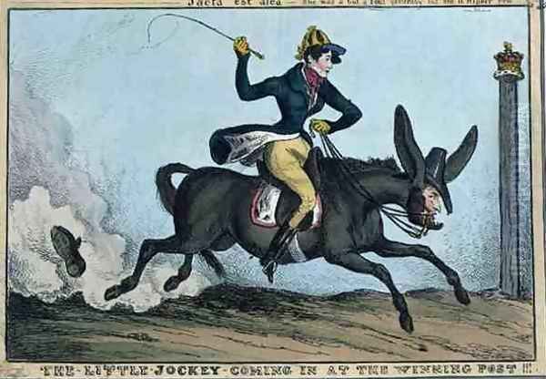 The Little Jockey Coming in at the Winning Post - view 1
