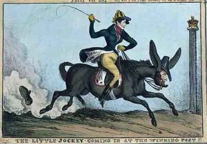 The Little Jockey Coming in at the Winning Post by William Heath