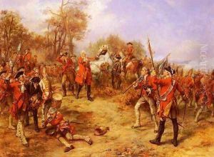 George II at the Battle of Dettingen by Robert Alexander Hillingford