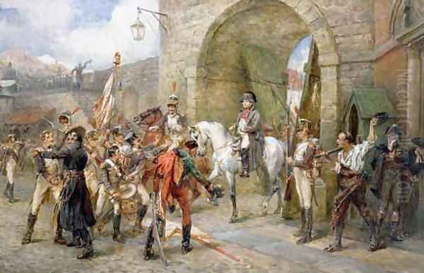 An Incident in the Peninsular War Napoleon Entering a City - view 1