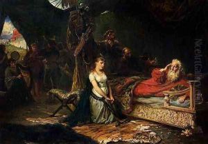 Cordelia and King Lear by Robert Alexander Hillingford