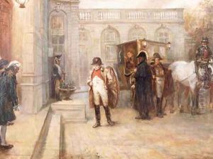 Napoleon after Waterloo by Robert Alexander Hillingford