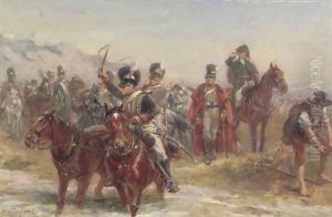 Wellington in Spain by Robert Alexander Hillingford