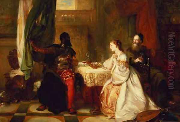 Othello Relating His Adventures to Desdemona - view 1