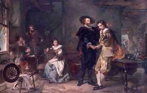 Van Dycks First Love by Robert Alexander Hillingford