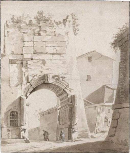 The Arch Of Drusus, Rome - view 1