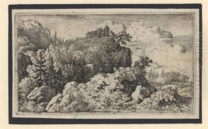 Landschaft Mit Den Frauen Auf Den Mauleseln