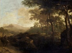 Paesaggio Boschivo Con Viandanti by Jan Both