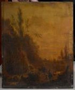 Landschaft Mit Hirten Und Kuhen.