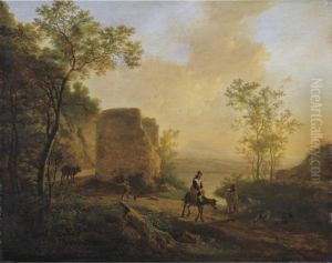 A Southern Landscape With A Ruin by Jan Both