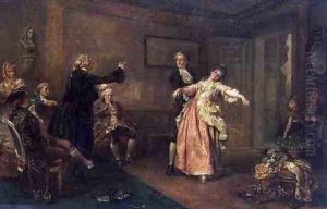The Rehearsal by Robert Alexander Hillingford