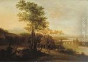 Astanti In Riva Al Fiume by Jan Both