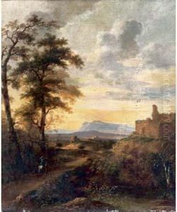 Promeneurs Dans Un Paysage Promeneurs Dans Un Paysage