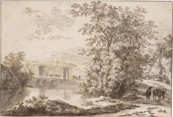 View Of Tivoli, With The Ponte Lucano And The Tomb Of The Plautii - view 1