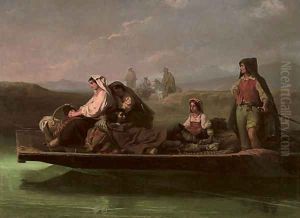 Returning home by Robert Alexander Hillingford