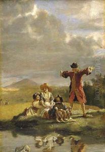 Voltaire Narrating a Fable