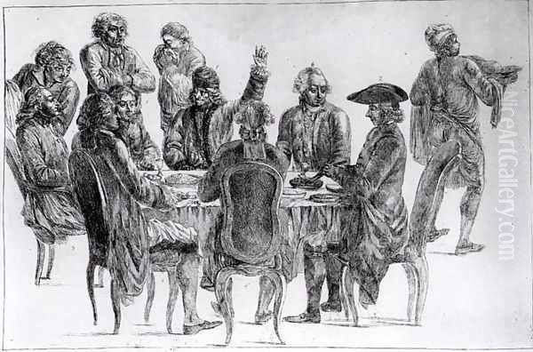 The Philosophers at Supper - view 1