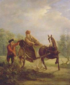 Voltaire 1694-1778 in a cabriolet at Ferney Voltaire 1694-1778 in a cabriolet at Ferney