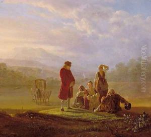 Voltaire Conversing with the Peasants in Ferney
