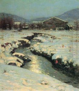 Woodstock Meadows in Winter by Lowell Harrison