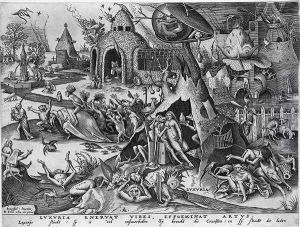 Luxuria -Lechery by Pieter van der Heyden