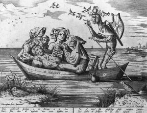 Ship of Fools -Die blau schuyte 1559 by Pieter van der Heyden