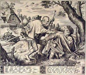 The Blind Leading the Blind c. 1561 by Pieter van der Heyden