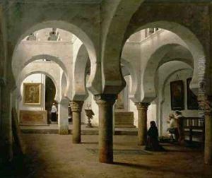 A Side Chapel Pisa Cathedral by Heinrich Hansen