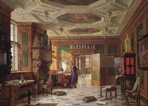 Interior of the Rosenburg Palace Copenhagen by Heinrich Hansen