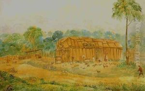 Pumpkin Cottage, Illawarra, the First Family Residence of Henry Osborn in NSW by Robert Hoddle