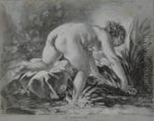 La Laveuse by Francois Boucher