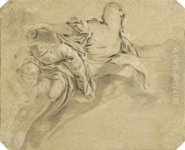 Woman With Putto Aloft - view 1