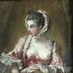 Jeune Femme En Buste by Francois Boucher