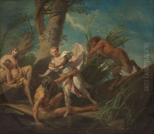 Pan Und Syrinx by Francois Boucher
