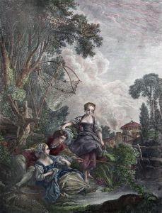 La Peche by Francois Boucher