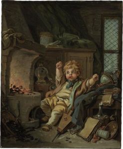 The Little Alchemist, Or Allegory Of Chemistry