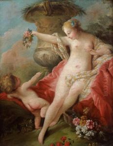 Venus Et Cupidon by Francois Boucher