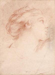 Tete De Femme by Francois Boucher